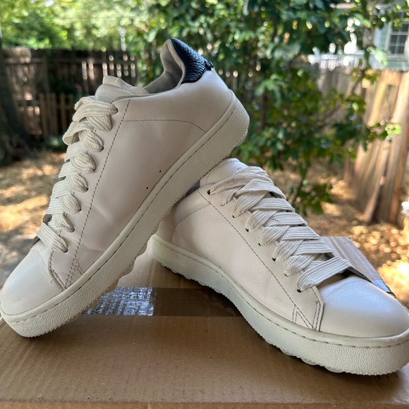 Coach Shoes - Women's Coach Low Top Lace Up
White Sneakers 8.5